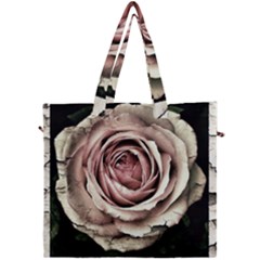 Vintage Rose Canvas Travel Bag