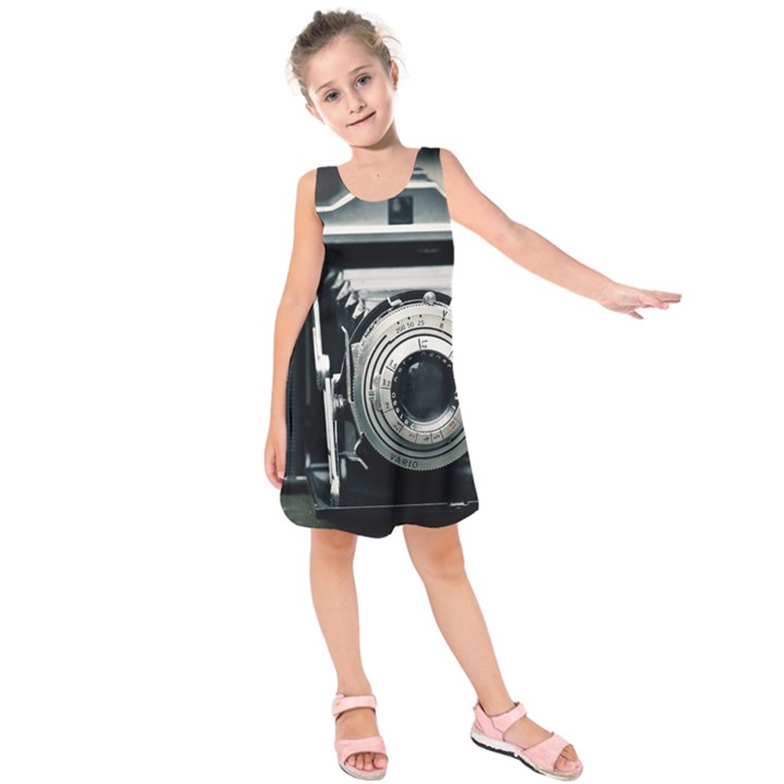 Photo Camera Kids  Sleeveless Dress