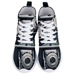 Photo Camera Women s Lightweight High Top Sneakers