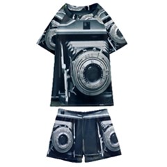 Photo Camera Kids  Swim Tee And Shorts Set