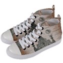 Building News Women s Mid-Top Canvas Sneakers View2