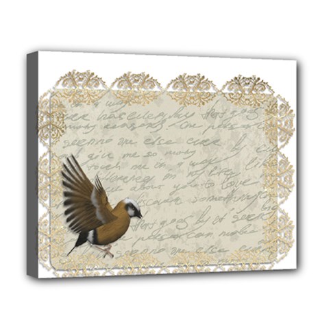 Tag Bird Deluxe Canvas 20  X 16  (stretched)