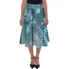 Green Tree Perfect Length Midi Skirt