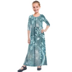 Green Tree Kids  Quarter Sleeve Maxi Dress