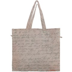 Letter Canvas Travel Bag