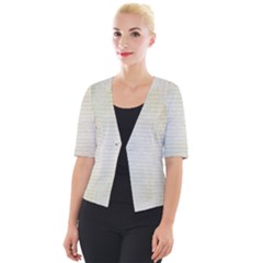 Page Spash Cropped Button Cardigan