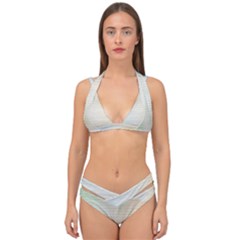 Page Spash Double Strap Halter Bikini Set