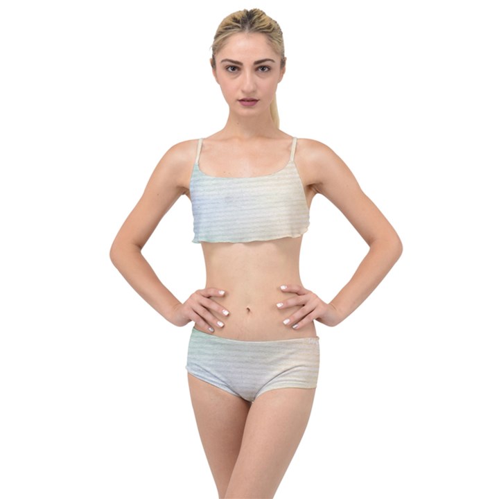 Page Spash Layered Top Bikini Set