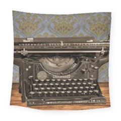 Typewriter Square Tapestry (large)