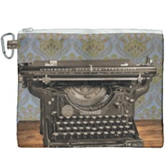 Typewriter Canvas Cosmetic Bag (xxxl)