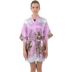 Tag 1763332 1280 Quarter Sleeve Kimono Robe