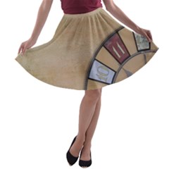 Circle A-line Skater Skirt by vintage2030