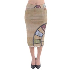 Circle Midi Pencil Skirt by vintage2030