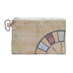 Circle Canvas Cosmetic Bag (large)