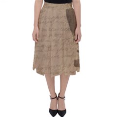 Letter Balloon Folding Skater Skirt by vintage2030