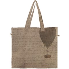 Letter Balloon Canvas Travel Bag