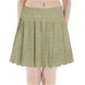 Old Letter Pleated Mini Skirt View1