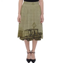 Background 1706642 1920 Folding Skater Skirt