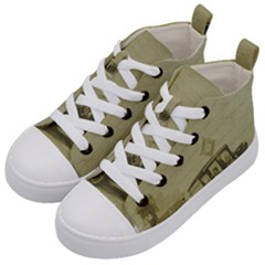 Background 1706642 1920 Kid s Mid-top Canvas Sneakers