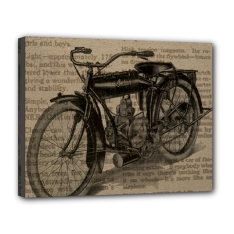 Bicycle Letter Canvas 14  X 11  (stretched) by vintage2030