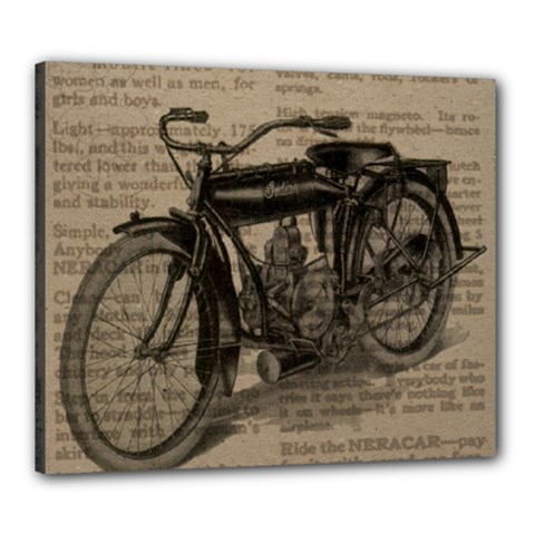 Bicycle Letter Canvas 24  X 20  (stretched) by vintage2030