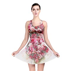 Flowers 2548756 1920 Reversible Skater Dress by vintage2030