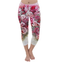 Flowers 2548756 1920 Capri Winter Leggings 