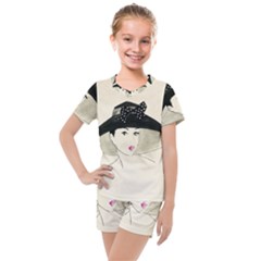 Vintage 2517502 1920 Kids  Mesh Tee And Shorts Set