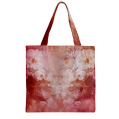 Floral 2555372 960 720 Zipper Grocery Tote Bag by vintage2030