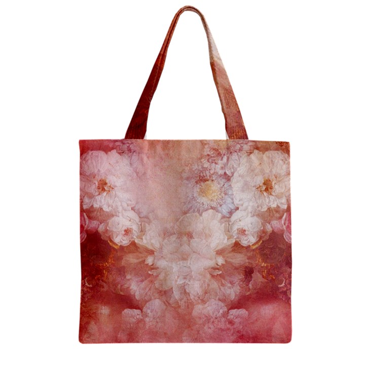 Floral 2555372 960 720 Zipper Grocery Tote Bag