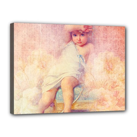 Baby In Clouds Canvas 16  x 12  (Stretched)