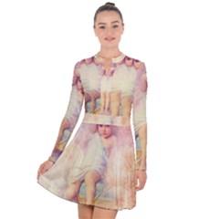 Baby In Clouds Long Sleeve Panel Dress