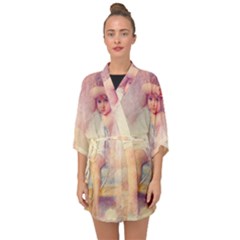 Baby In Clouds Half Sleeve Chiffon Kimono