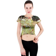 Scenery Crew Neck Crop Top by vintage2030