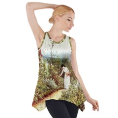 Lady And Scenery Side Drop Tank Tunic by vintage2030