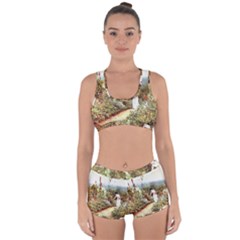 Lady And Scenery Racerback Boyleg Bikini Set by vintage2030