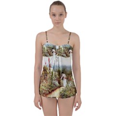 Lady And Scenery Babydoll Tankini Set by vintage2030