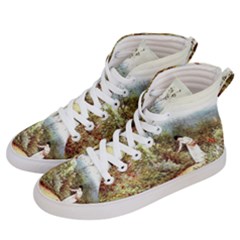 Lady And Scenery Women s Hi-top Skate Sneakers by vintage2030