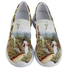 Lady And Scenery Women s Lightweight Slip Ons by vintage2030