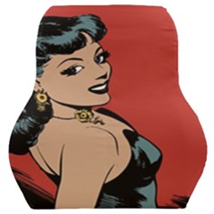 Comic Girl Car Seat Back Cushion 