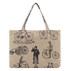 Victorian Bicycles Medium Tote Bag