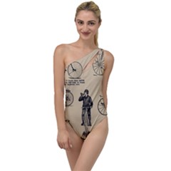 Victorian Bicycles To One Side Swimsuit