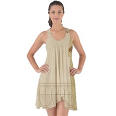 Twenties Girl Show Some Back Chiffon Dress