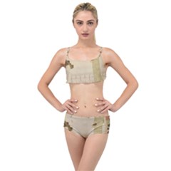 Twenties Girl Layered Top Bikini Set