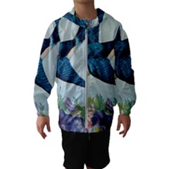 Blue Bird Hooded Windbreaker (kids) by vintage2030