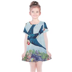 Blue Bird Kids  Simple Cotton Dress