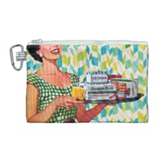 Retro Cokk Canvas Cosmetic Bag (large)