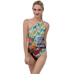 Retro Cokk To One Side Swimsuit