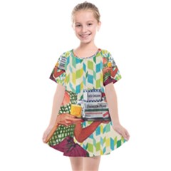 Retro Cokk Kids  Smock Dress