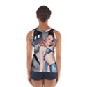 Retro Pin Up Girl Blue Sport Tank Top  View2